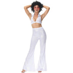 80s Retro Disco Costumes Fancy Dress Cosplay Halloween Outfit For Female - Azufun