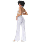 80s Retro Disco Costumes Fancy Dress Cosplay Halloween Outfit For Female - Azufun