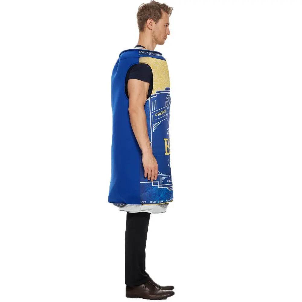 Adult cans beer bottle Oktoberfest Funny Novelty Halloween Cosplay Costume - Azufun