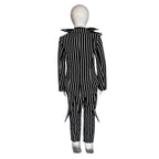 Adult kids Jack Skellington Sally Suit Costume The Nightmare Before Christmas for women men Boy Girl full Set - Azufun
