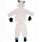Adult kids Shepherd Sheep Costume Animal Cosplay Matching Costume - Azufun