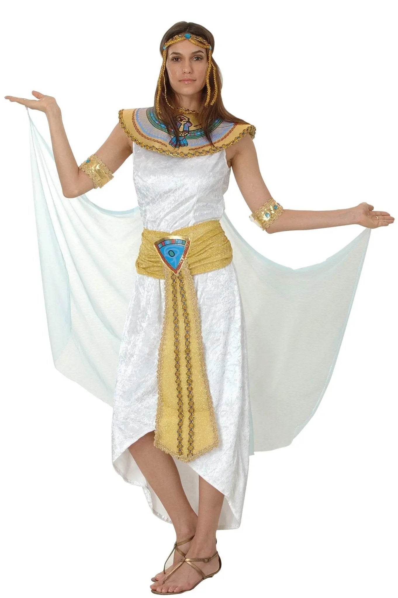 Ancient Greek Egypt Pharoah Egyptian Queen Role Play Cosplay Costume - Azufun