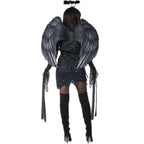 Angel costume big wings zombie vampire evil ghost costume Halloween - Azufun
