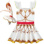 Ballerina Felicie Cosplay Costume for Girls Party Clothes Costume for Kids dancing dress - Azufun