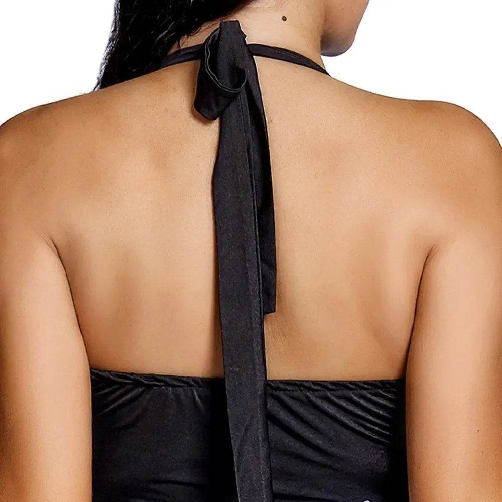 Black and white suspenders Japanese style maid Costume work clothes housekeeper lace short skirt - Azufun