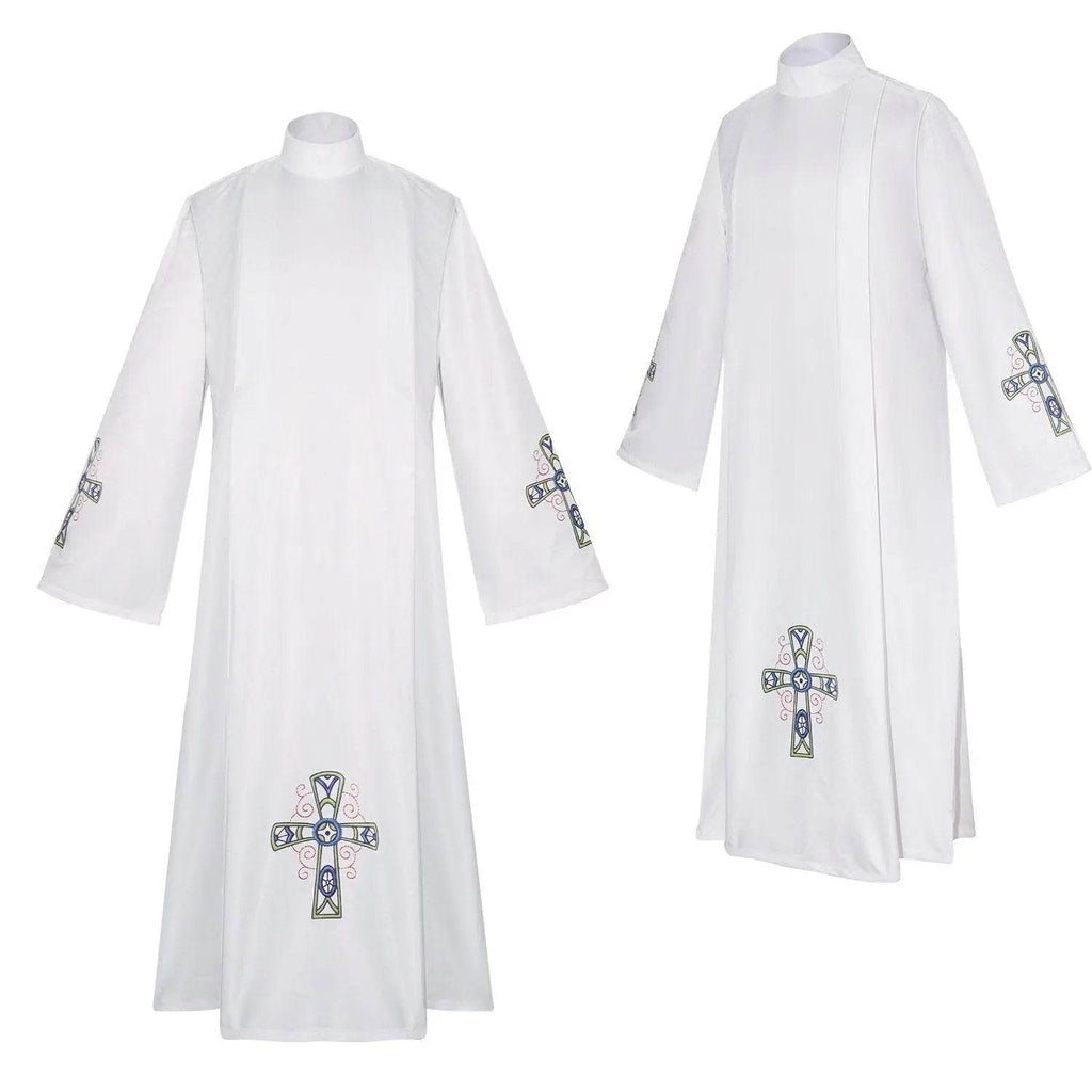 Blue Cross Priests Uniform Carnival Cosplay Costume For Adult - Azufun