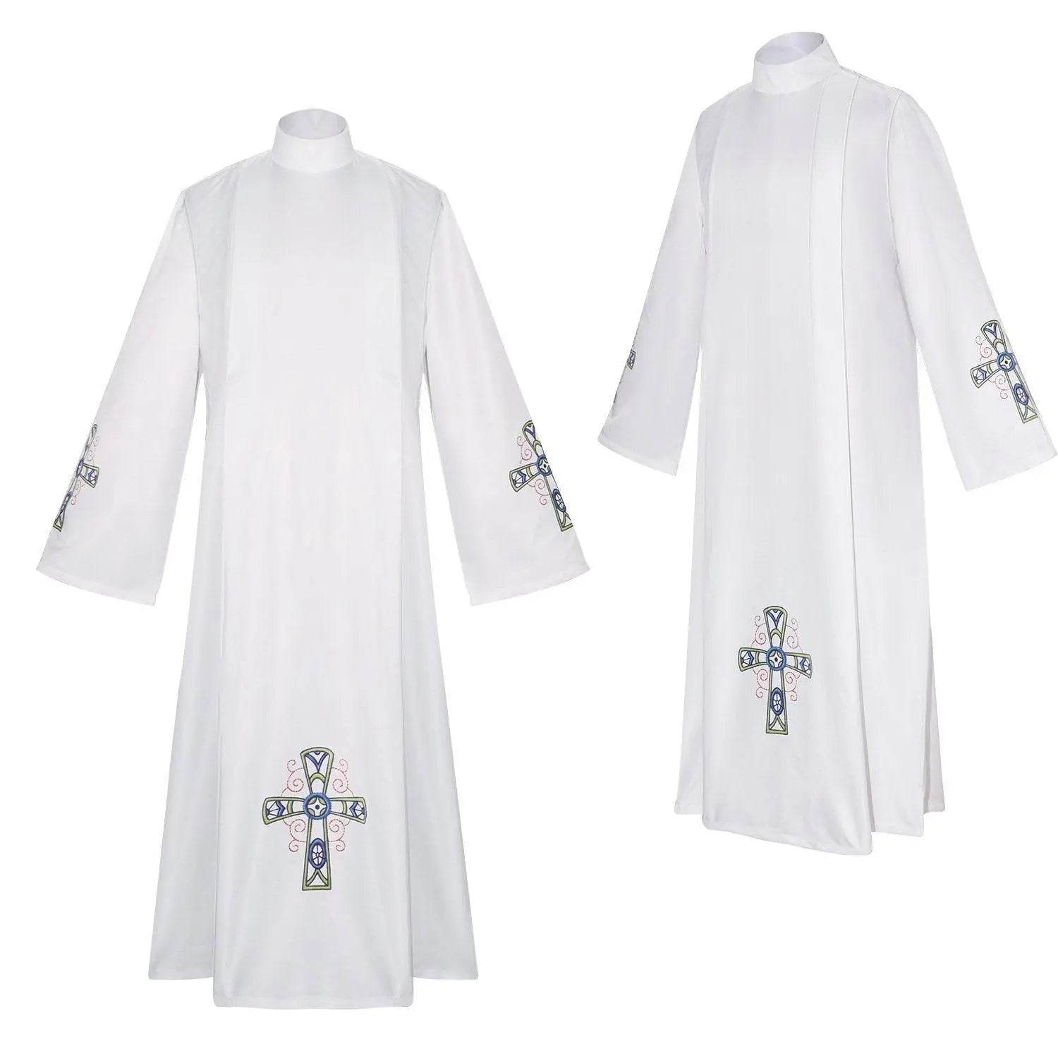 Blue Cross Priests Uniform Carnival Cosplay Costume For Adult - Azufun
