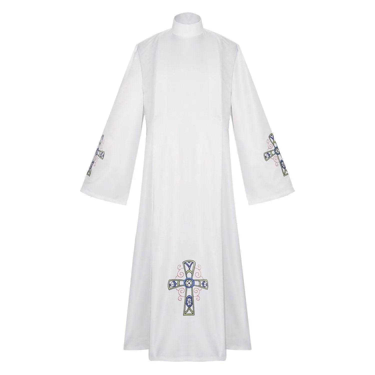 Blue Cross Priests Uniform Carnival Cosplay Costume For Adult - Azufun