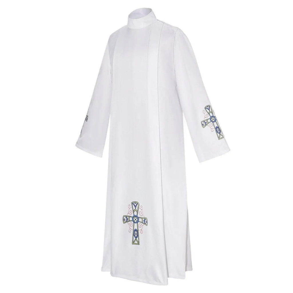 Blue Cross Priests Uniform Carnival Cosplay Costume For Adult - Azufun