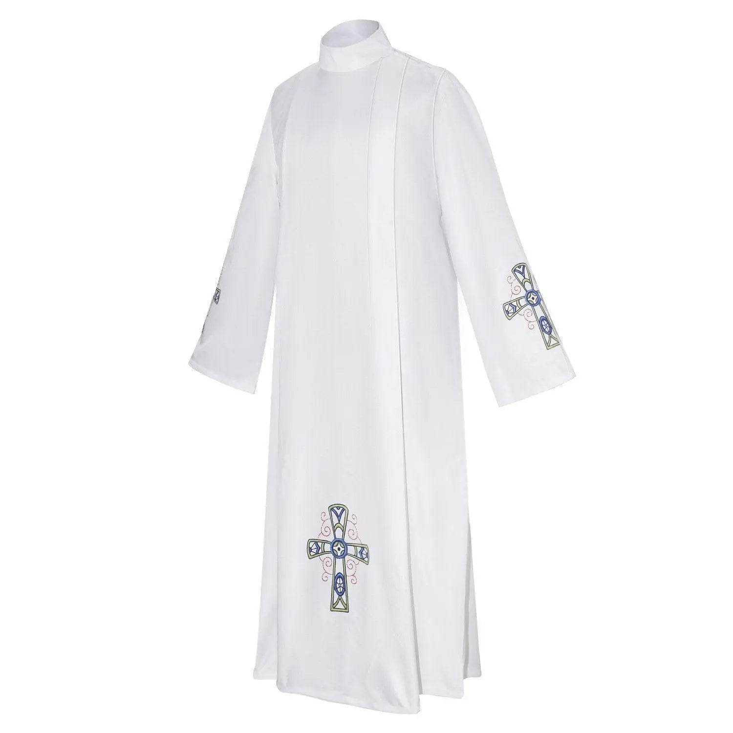 Blue Cross Priests Uniform Carnival Cosplay Costume For Adult - Azufun