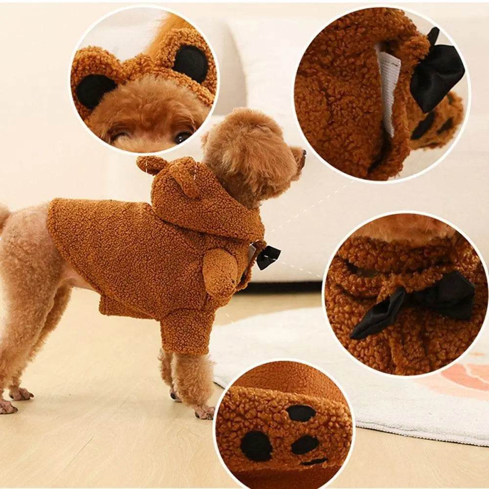 Brown Bear animal furry costume Children's Day Matching Pets Party Halloween - Azufun
