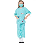 Child Unisex Doctor Dress-up Veterinarian Role Play Halloween Costumes for kids - Azufun