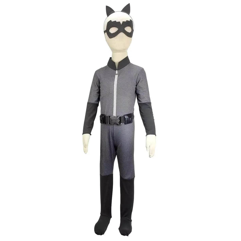 Children's Catwoman Costume Dark Knight 4-piece set Kids - Azufun