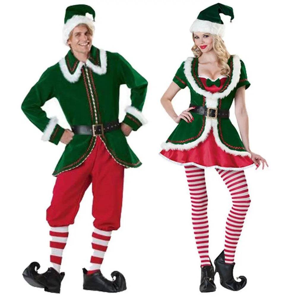 Christmas Costume Santa Claus Cosplay Costume Men - Azufun