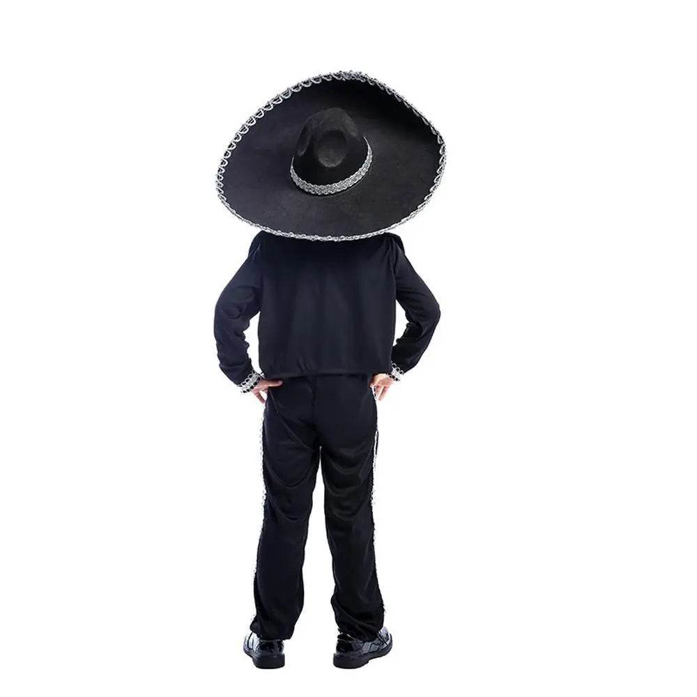 Day of the Dead Mariachi Amigo Kids Party Fancy Cosplay Costume - Azufun