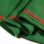 Elf Costume for Girls Boy Kids Christmas Party Dress Outfit - Azufun