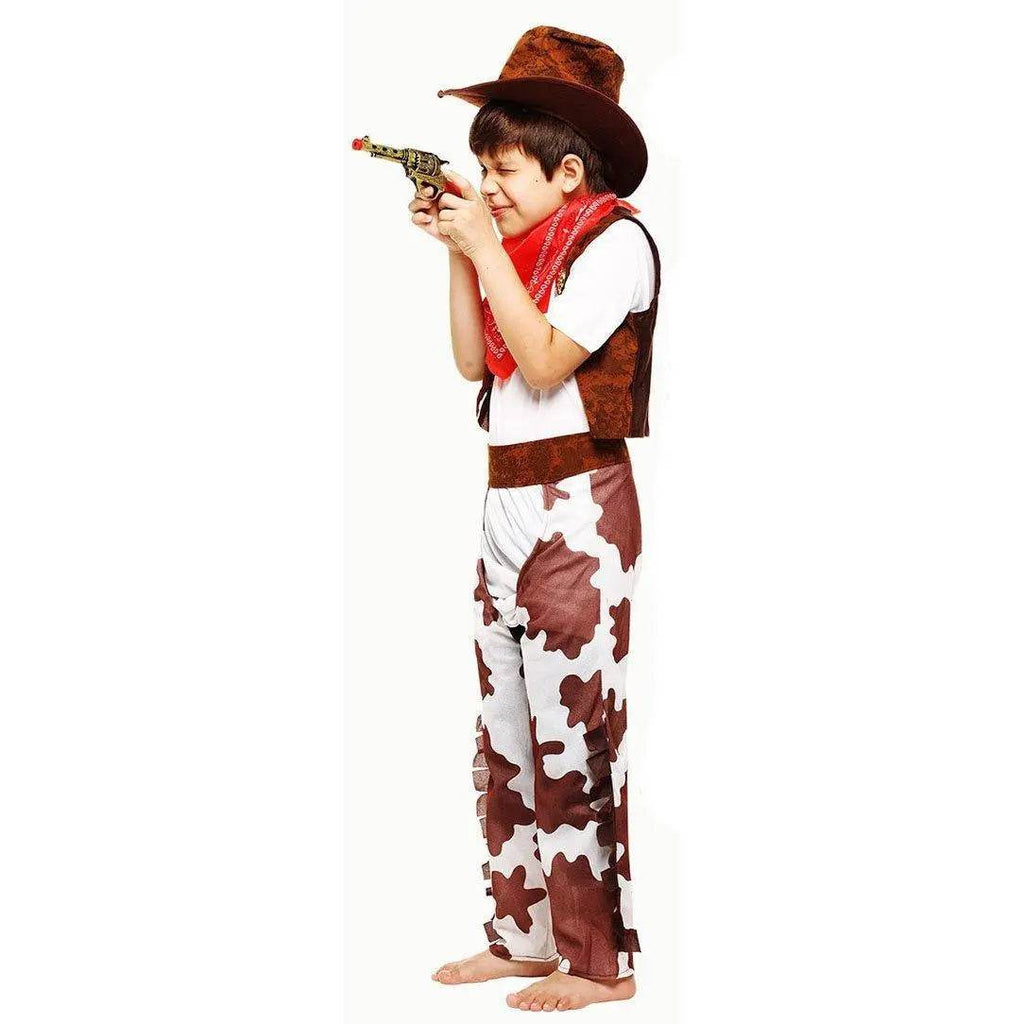 Family Matching West Cowboy Costumes outfit classic wild fancy dress western - Azufun