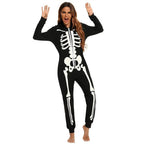 Fluorescent home costume horror pajamas Halloween costume Family Matching Costumes - Azufun