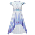 Frozen 2 Cosplay Elsa Halloween Performance Costume Girls Fancy Dress - Azufun