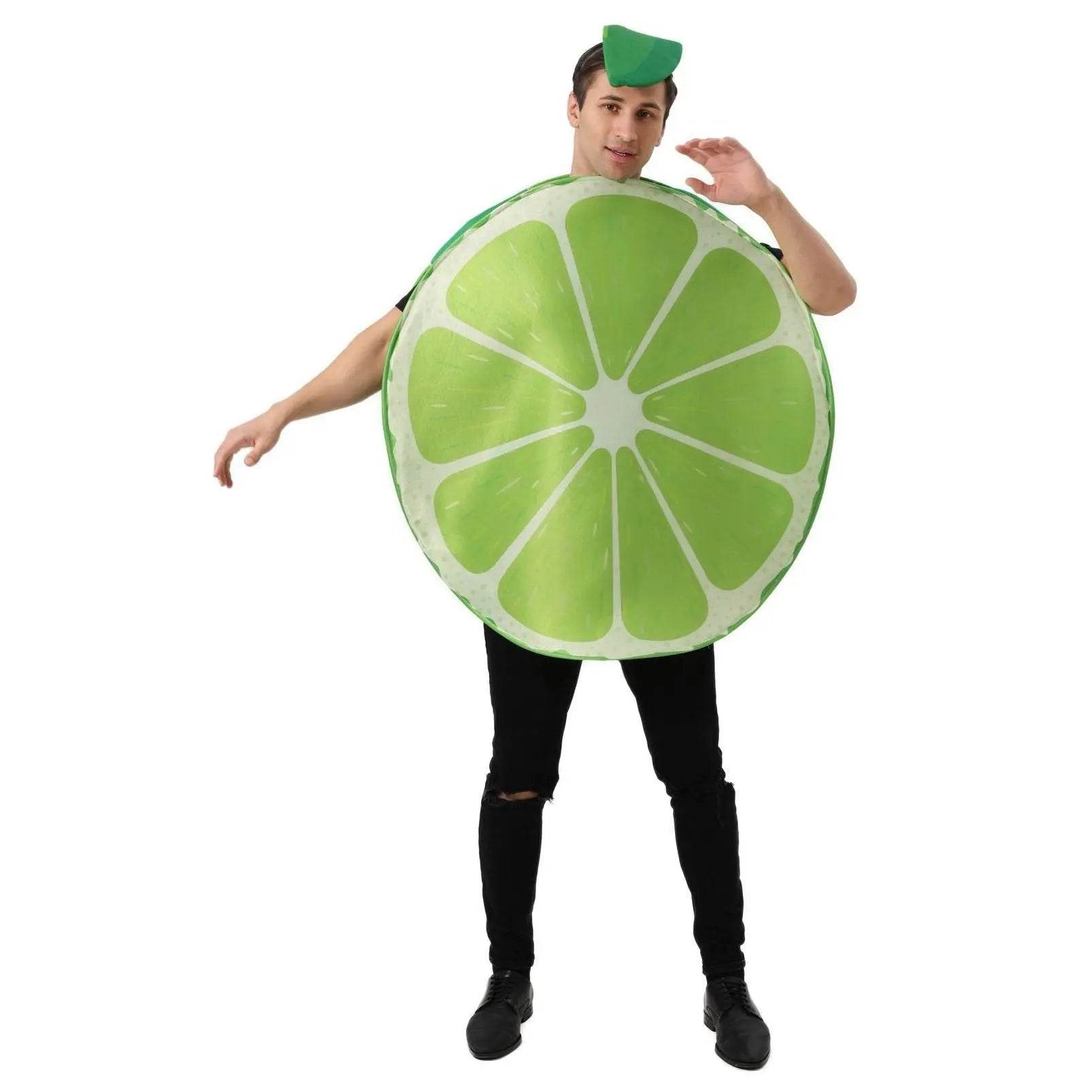 Fruit lime Halloween Costume Outfits Party Carnival Cosplay - Azufun