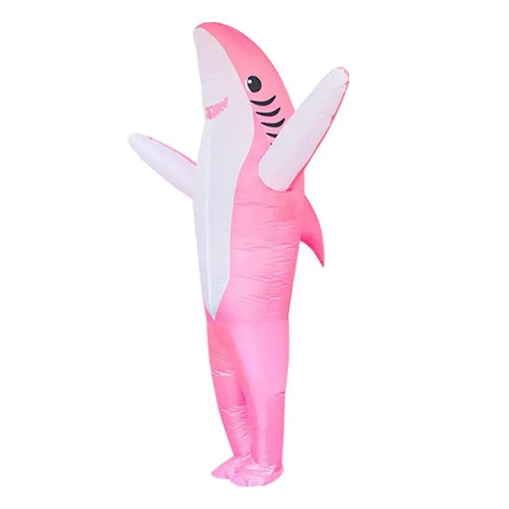 Funny inflatable shark costume Halloween Party for Adult Kids - Azufun