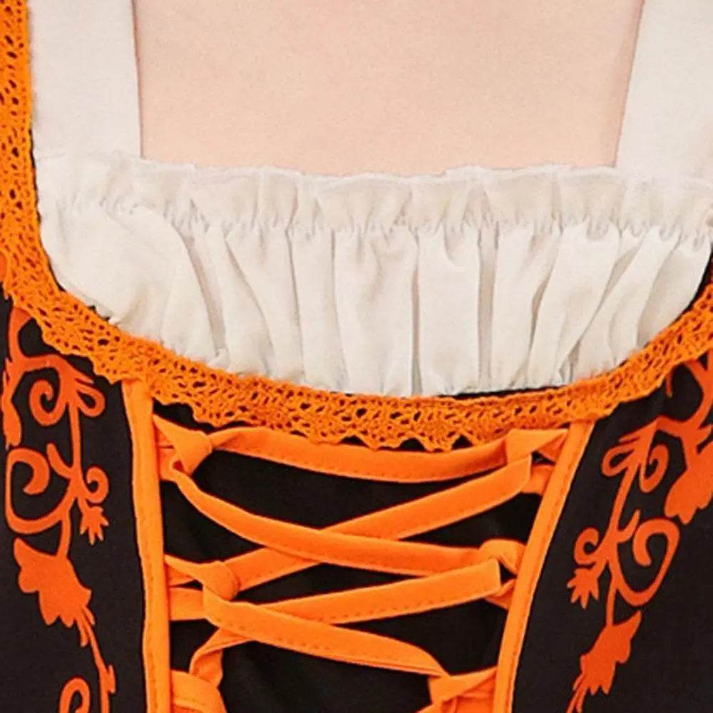 German Oktoberfest Halloween Costumes Matching Girls Pet Dog Outfits - Azufun