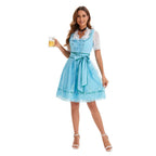 German Oktoberfest Large Size Short Sleeve Dress Costume - Azufun
