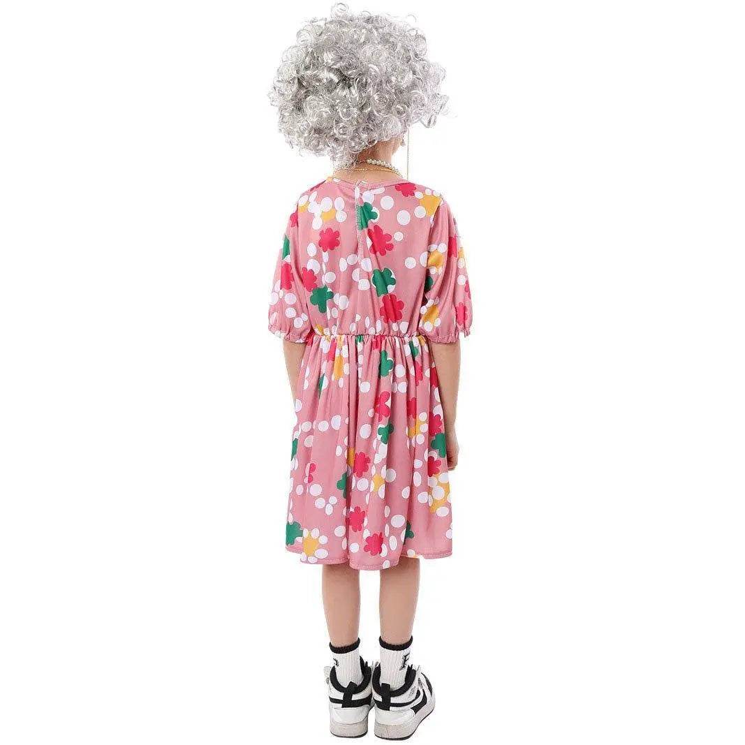 Grandma Cosplay Costume Halloween Children's Day Party Stage Performance Outfit - Azufun