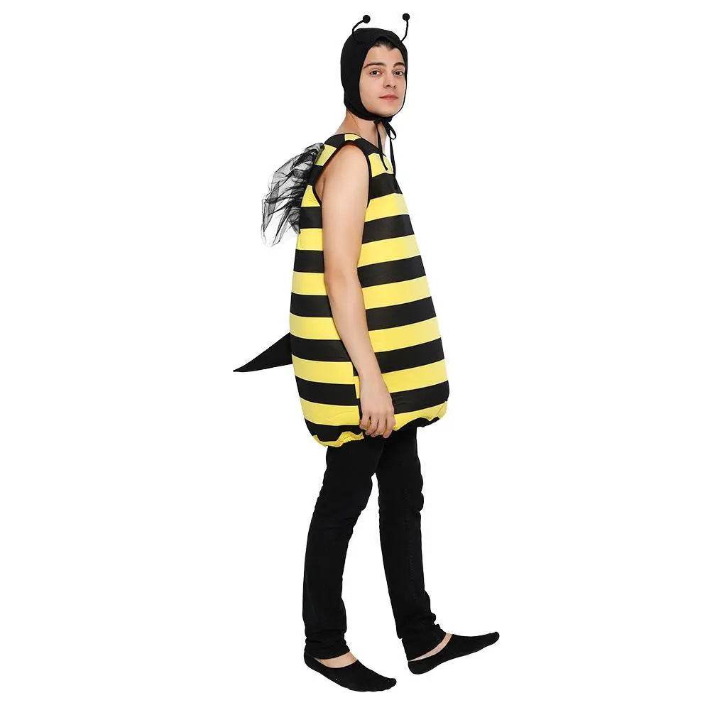 Halloween Bumble Bee Cosplay Costumes Party Animal Outfit Dress Up For Adults - Azufun