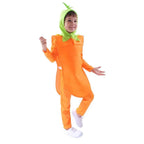 Halloween Carrot Cosplay Costumes Romper Onesie Cute Jumpsuit Outfit for Kids - Azufun