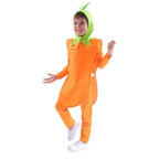 Halloween Carrot Cosplay Costumes Romper Onesie Cute Jumpsuit Outfit for Kids - Azufun