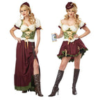 Halloween German Beer Women Dress Oktoberfest Cosplay Costume - Azufun
