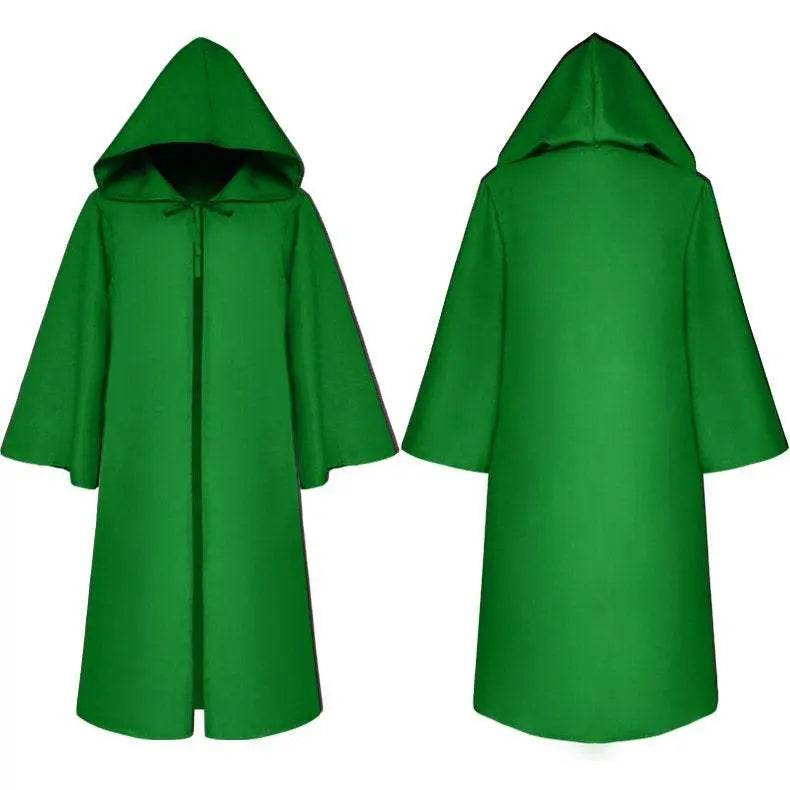 Halloween Medieval Bleach Cloak Cosplay Star War Jedi Knight Anakin Costumes for Adult - Azufun