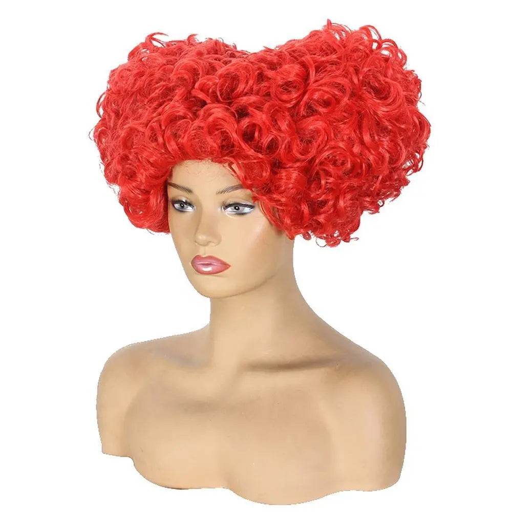Hocus Pocus Cosplay Winifred Movie Wig Red Queen Costume Wigs for Adult - Azufun