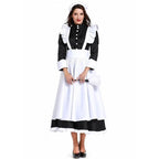 Housekeeper French maid costume German maid costume black and white long skirt unisex - Azufun
