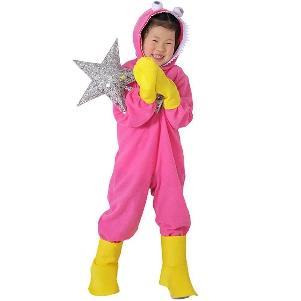 Huggy-Wuggy Cosplay Costume Poppy-Playtime Jumpsuit Onesie Halloween Outfit for Kids Boys Girls - Azufun