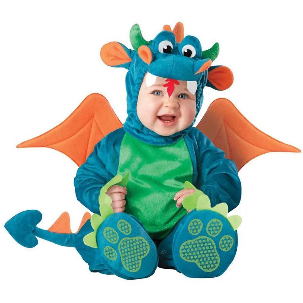 Infant Baby Dinosaur Romper Kigurue Costummi Toddler Anime - Azufun