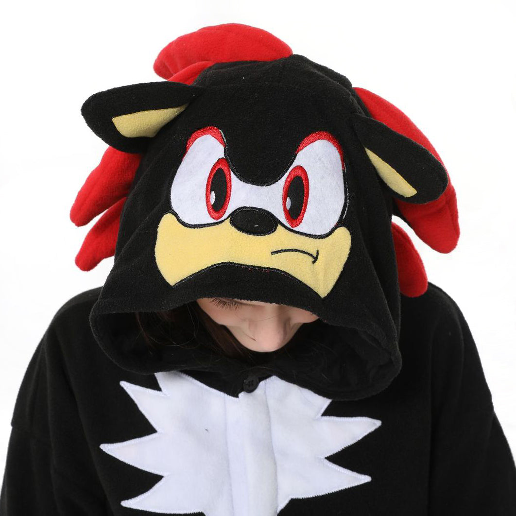Shadow the Hedgehog kigurumi onesies anime pajamas Costume