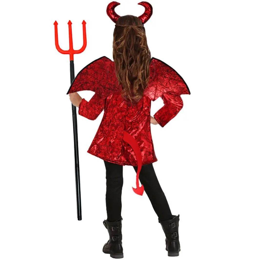 Kid's Punk Style Little Devil Costume Halloween Stage Cosplay - Azufun