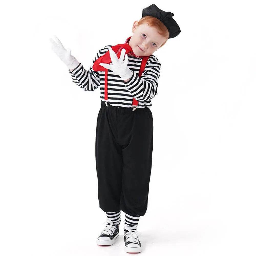 Kids Clown Cosplay Costume for Halloween Stage play - Azufun