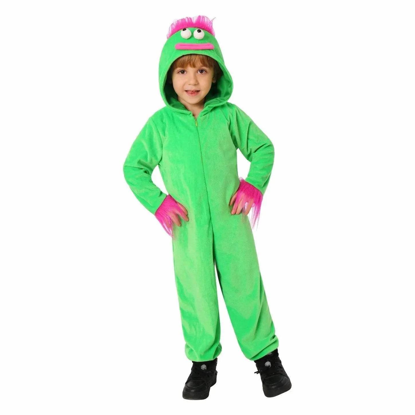 Kids Green Ugly Doll Jumpsuit Party Cosplay Costumes Halloween - Azufun