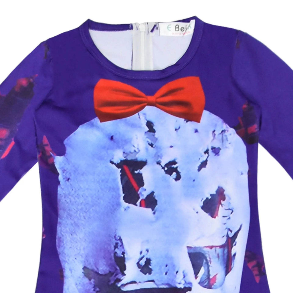 Kids Halloween Teddy Bear Cosplay Costume Jumpsuit Zentai Suits - Azufun