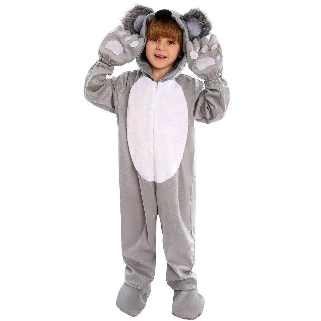 Kids Koala Bear Costume Children's Day and Halloween Stage Performance Outfit - Azufun