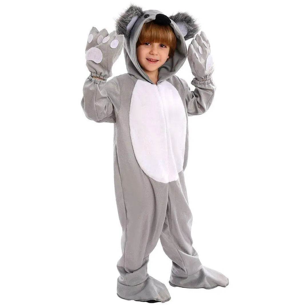 Kids Koala Bear Costume Children's Day and Halloween Stage Performance Outfit - Azufun