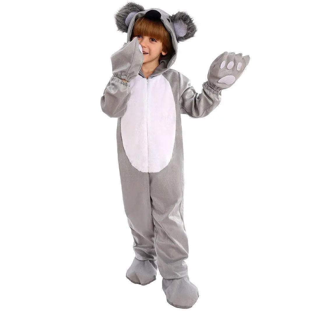 Kids Koala Bear Costume Children's Day and Halloween Stage Performance Outfit - Azufun