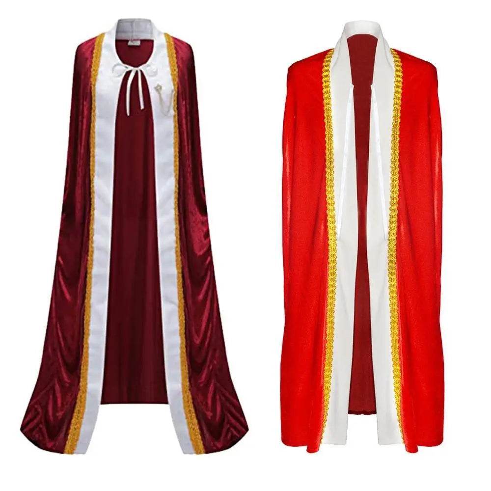 King Queen Prince Vintage Cosplay Costumes Cloak For Adult - Azufun