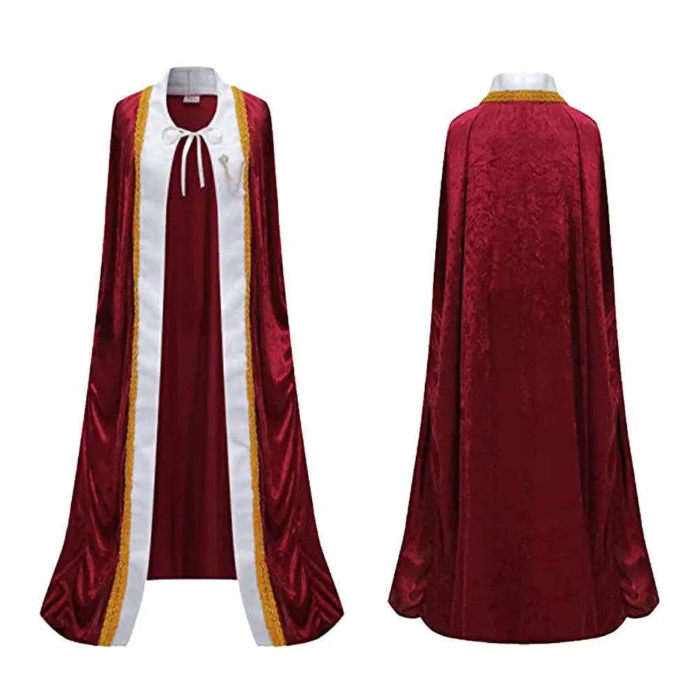 King Queen Prince Vintage Cosplay Costumes Cloak For Adult - Azufun