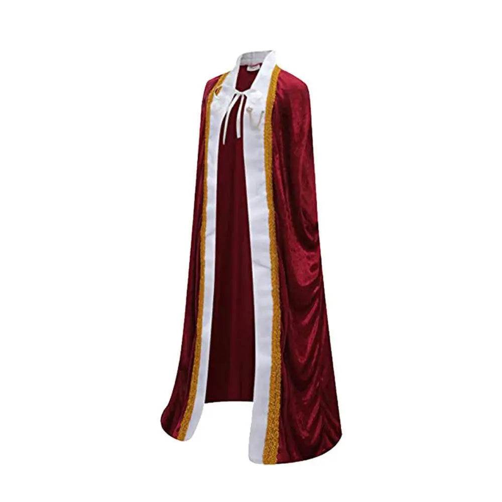 King Queen Prince Vintage Cosplay Costumes Cloak For Adult - Azufun