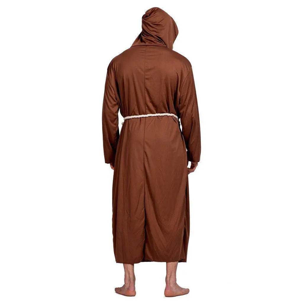 Medieval Monk Robe Priest Robe Halloween Cosplay Stage props show costume - Azufun