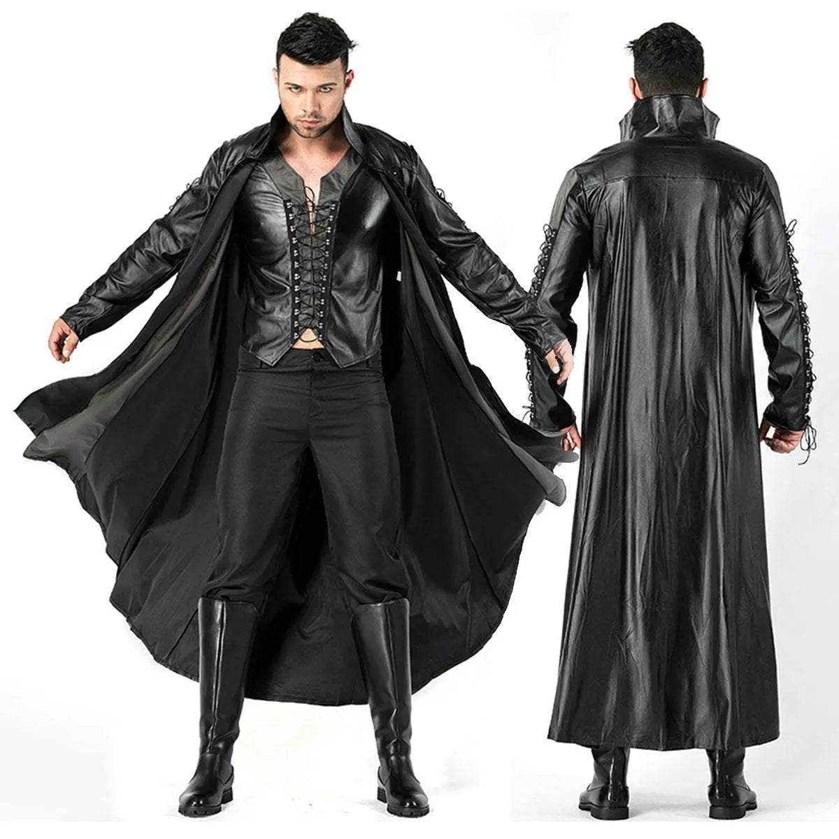 Men Vampire Cosplay Costume for Halloween Party Stage Performance - Azufun